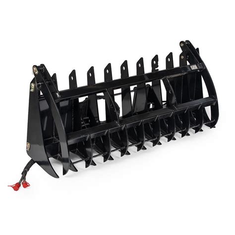 titan attachments root grapple rake universal skid steer|titan clamshell grapple rake.